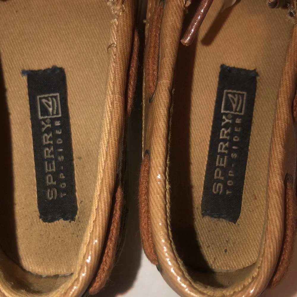 Sperry Baby Girls Size 4M Cheetah Print Boat Shoes